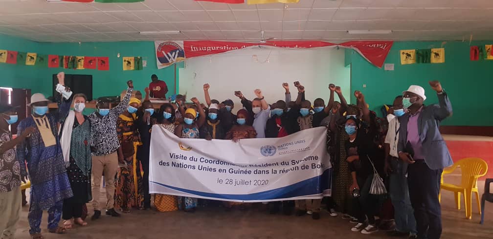 Boké : l’ONU porte mains fortes aux communautés dans la riposte contre la COVID 19