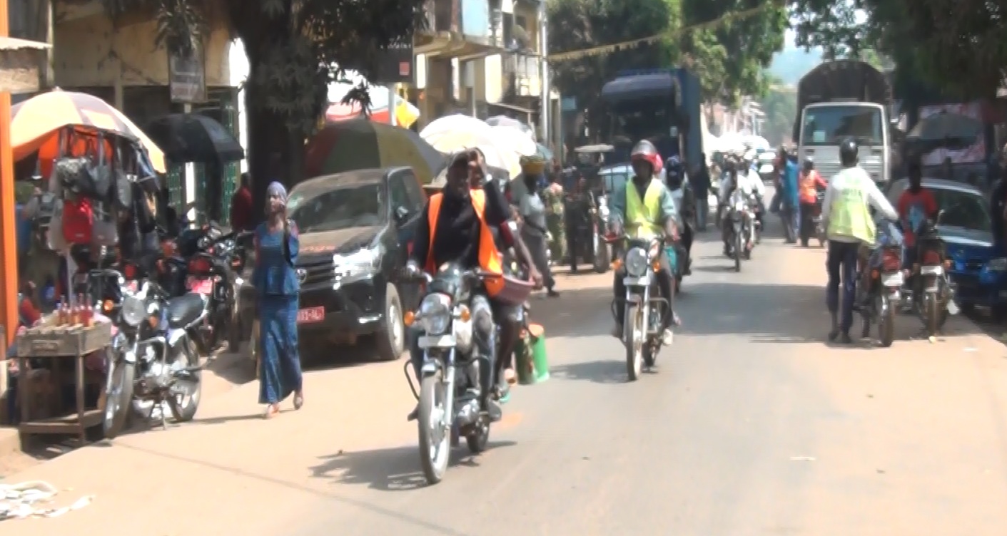 Kindia : les manifestations politiques, un danger pour les taxis-motards