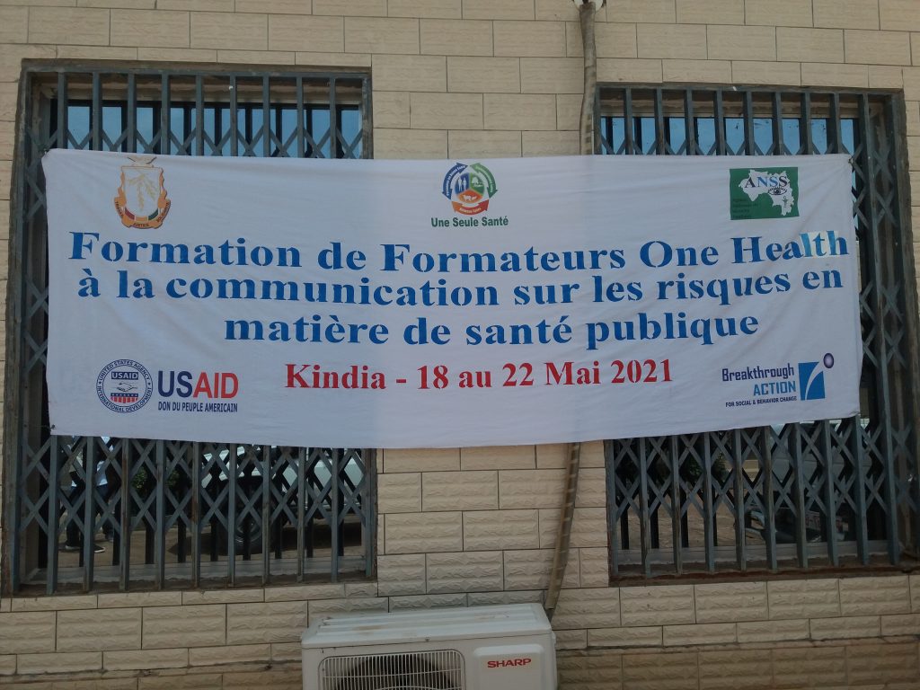 Coup d’envoi de la formation des formateurs sur la communication des risques sur les Zoonoses prioritaire en Guinée.