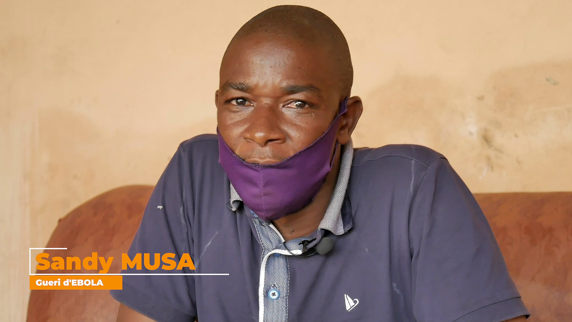 Sandy Musa Guéri d’Ebola s’engage pour la continuité des services de santé maternelle